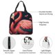 thumbnail image 4 of Disketp Colorful Floral Flamingo for Insulated Lunch Bag for Women and Men, Perfect for Work, Hiking, Picnic, 4 of 8