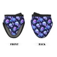 thumbnail image 2 of Pofeuu flower starry sky Skull Print Thickened Mini Silicone Oven Mitts Heat Resistant, Rubber Oven Mitt Gloves, Finger Pinch Grips, Pot Holder, Silicone Potholder, 2 of 7