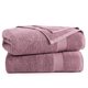 thumbnail image 2 of Juego de toallas de baño LANE LINEN Wishful Mauve, 100% algodón, 35 x 66 cm, paquete de 2, 2 of 9