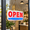 Red Blue-16"x9", variant on LED Open Business Sign, Red Blue 16"x9" Neon-Style Sign for Storefront Display