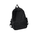 thumbnail image 1 of Sonducket para niña, bolsa de estudiante, bolso de hombro, multicolor, de gran capacidad, de pana, estilo Ins, dulce regalo, ligero Mochilas Negro (sin colgante) Sonducket AP018938-02, 1 of 6