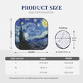 thumbnail image 4 of Yiaed The Starry Night Print Car Front Windshield Sun Shade,Foldable Anti-UV Car Sunshade for Front Window for Most Vehicles-Medium, 4 of 5