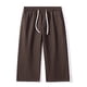 thumbnail image 5 of Pantalones de trabajo de longitud completa para hombre, de color liso, con bolsillos, de pierna recta, 5 of 5