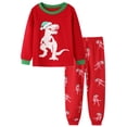 thumbnail image 1 of Conjunto de Pijamas de manga larga para niños y niñas, ropa de dormir de algodón para Navidad y Halloween, envío gratis, 1 of 4