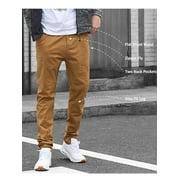 Mens Super Stretch Slim Fit Everyday Chino Pants (Sizes, 30-42)