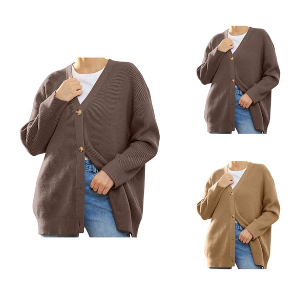 Womens Sweaters, Cardigan Sweaters for Women, Open Front Knitted Coat, Loose Oversized for Cozy Warmth
