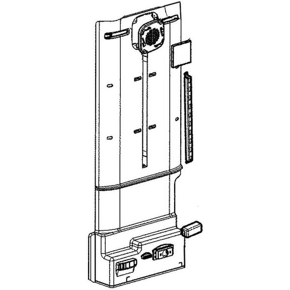 LG Genuine OEM ADJ73252222 Refrigerator Air Duct Cover & Fan Assembly