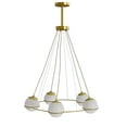 thumbnail image 3 of Gild Design House Kinsley Contemporary Metal and Glass Table Lamp in Gray/Silver, 3 of 3