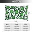 thumbnail image 4 of Kll Leopard Print St. Patrick'S Day Pillow Covers Envelope Closure,Super Soft And Cozy Fuzzy Fleece Pillow Case Cover 14"X20", 4 of 8