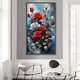 thumbnail image 3 of (A8633) Resina Serie Flores Rosas Diamantes 40*70CM, 3 of 9
