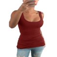thumbnail image 5 of Chemises Sans Manches Coupe-Bas pour Femmes en Plus de la Taille, 5 of 5