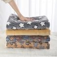 thumbnail image 4 of Flannel pet sleeping mat dog bed cat litter puppy bed dog sofa lovely mattress cushion for small large dog blanket pet supplies, 4 of 14