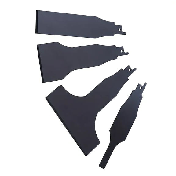Reciprocating Saw Blades 4 Pack,Heavy Duty Carbon Steel Scraper Blades,Multifunctional High Carbon Steel Tile Cleaning Tools