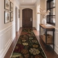 thumbnail image 2 of DEORAB 2.5x10 Machine Washable Rugs for Living Room,Vintage Floral Runner Area Rugs, Non Slip Rubber Backing, Flat Pile Boho Rug for Bedroom, Entryway, Hallway, Kitchen & Corridor, 2 of 9