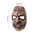 thumbnail image 5 of Máscara de terror sangriento de Halloween Simulación Máscara de mueca de terror Accesorios de disfraces complicados, 5 of 5