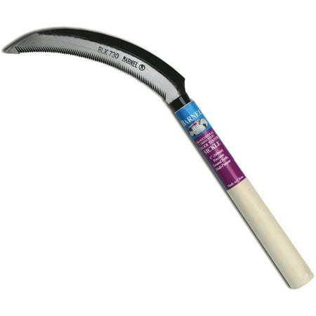 Barnel 13 Wood Handle Serrated Landscape and Harvest Knife/Sickle