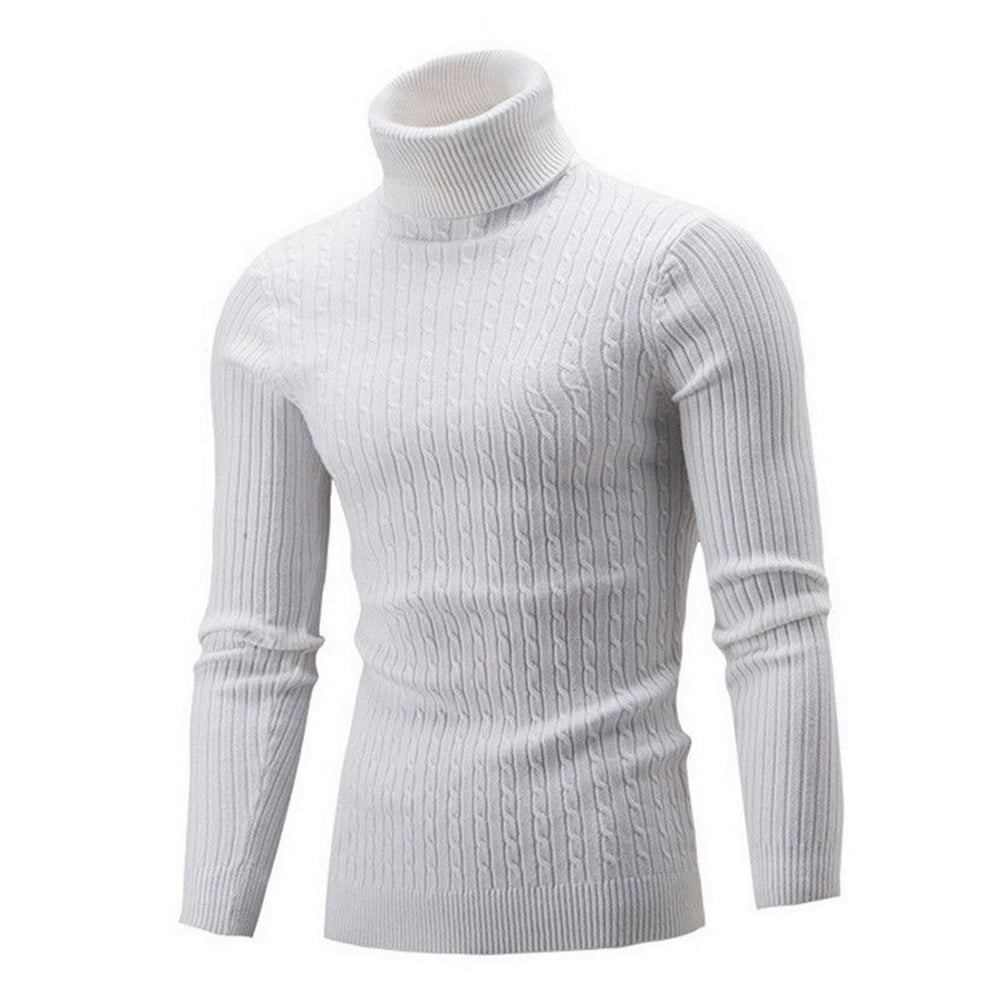 One opening - Men's Fashion Warm Knitted Turtleneck High Neck Sweater ...
