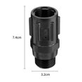 thumbnail image 4 of Drip Irrigation Regulating 3/4 inch 25 PSI Replacement Water Pressure Regulator (Black), 4 of 5
