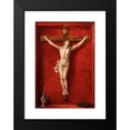 thumbnail image 2 of Prospero Mallerini 11x14 Black Modern Framed Museum Art Print Titled - Trompe-L'Oeil with a Crucifix, 2 of 5