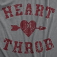 thumbnail image 2 of Mens Heart Throb T Shirt Cute Valentines Day Shirt for Men Graphic Tees, 2 of 7