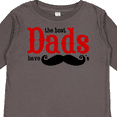 thumbnail image 4 of Inktastic Best Dads Have Mustaches Boys or Girls Long Sleeve Toddler T-Shirt, 4 of 5