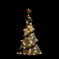 thumbnail image 2 of Northlight 42" Lighted 2-D Country Rustic Birch Christmas Tree Decoration - Clear Lights, 2 of 3