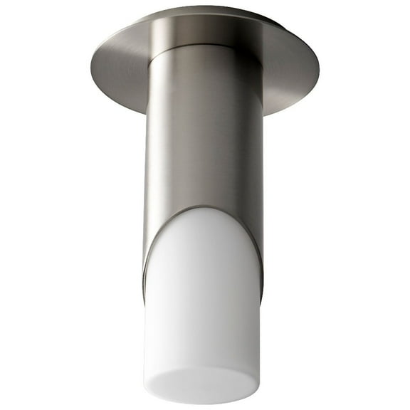 9.25 Inch 120V 5.1W 1 Led Small Glass Flush Mount-Satin Nickel Finish Oxygen Lighting 3-353-124