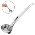 thumbnail image 6 of XKHZJL Filtering Soup Oil Stainless Steel Spoon Cooking Fat Separator Skimmer Durable Spoon Cooking Filter Durable Soup Strainer, 6 of 9