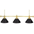 thumbnail image 1 of Trademark PB603G-BLK Custom 3 Shade Billiard Lamp, Black & Gold, 1 of 1