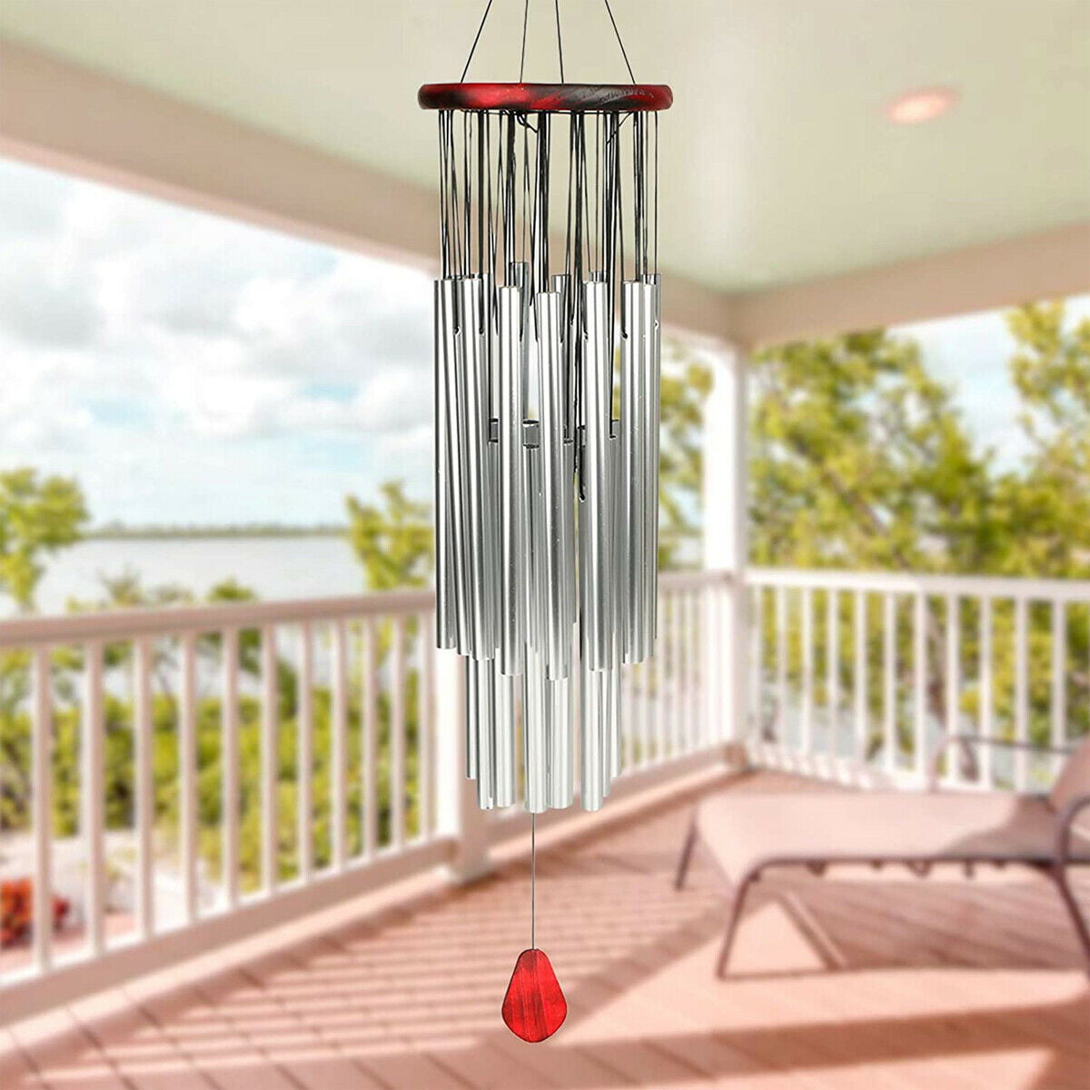 Large 27 Tubes Windchime Chapel Bells Wind Chimes Outdoor Garden Home Decor 