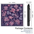 thumbnail image 2 of Paisley Mahjong Mat for Table, 31.5*31.5in Anti Slip American Mahjong Table Cloth, Noise Reduction, Neoprene Mah jongg Mat with Carrying Bag & 3 Dices, Mahjong Accessories Gift, Board Tile Games Mats, 2 of 7