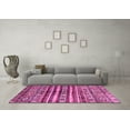 thumbnail image 3 of Ahgly Company Indoor Rectangle Abstract Pink Modern Area Rugs, 7' x 9', 3 of 4