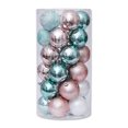 thumbnail image 1 of Matsuzay 30 Uds bolas de Navidad coloridas bolas colgantes decoraciones festivas adornos hogar jardín año fiesta mercado árbol colgante Kits de decoración para fiestas Oro rosa, 1 of 6