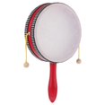 thumbnail image 1 of HLONK Practical Children Rattledrum Percussion Instrument Musical Hand Drum Toy, 1 of 6