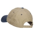 thumbnail image 3 of Louisiana State Map Embroidered Two Tone Cap - Khaki Navy OSFM, 3 of 5