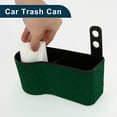 thumbnail image 5 of Unique Bargains Car Trash Can Portable Front Seats Trash Bin Green 1 Pc 7.5" Length 3.2" Width 3.5" Height Plastic, 5 of 6