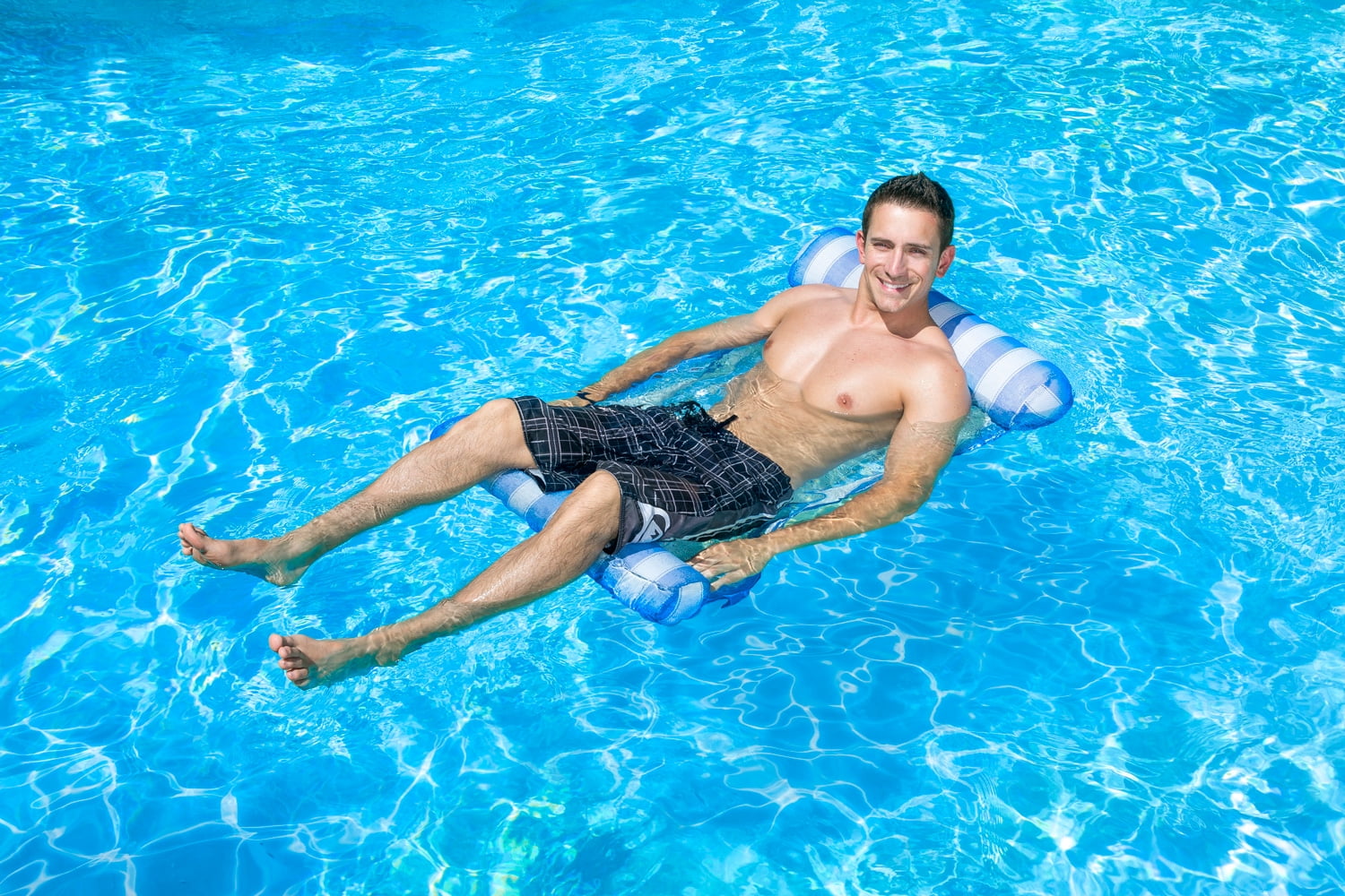 Poolmaster Blue Water Hammock Lounger