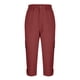 thumbnail image 3 of WILLBEST Pantalones Casuales para Mujer con Bolsillo de Lentejuelas, Pierna Ancha, Sueltos, con Cremallera, para Uso Diario y Comodidad. Mediana, 3 of 5