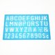 thumbnail image 3 of 4 Pcs Alphabet Letter Stencil, Number & Letter Stencil Reusable Digital Stencils Plastic Ruler for Kids Drawing Template Painting Learning DIY, 3 of 5