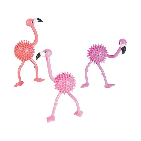 Flamingo Porcupine Bendable (2Dz) - Toys - 24 Pieces