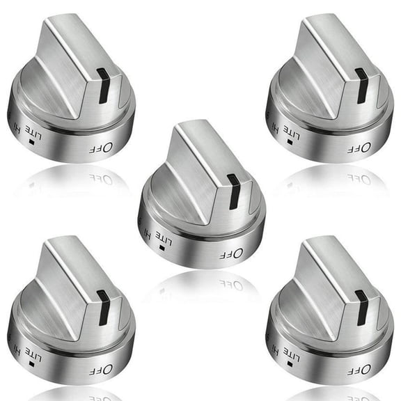 Youthyao 5Pcs WB03X24818 Stove Knob Replacement for JGBS66REK3SS JGBS66REK4SS AP5989029 PS11729081Ga-Stove Accessories
