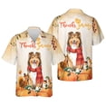 thumbnail image 3 of Happy Thanksgiving Shetland Sheepdog with Turkey Pumpkins Autumn Vibes Hawaiian Shirt Breathable Summer Unisex Merch Sheltie Dog Lover Gifts - 12018, 3 of 6