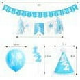 thumbnail image 2 of Half 1/2 Birthday Party Pack Decorations (Candle, Balloons, Hat and Banners) Comes in Baby Blue, 2 of 3