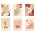 thumbnail image 1 of RHAFAYRE 6 Piezas Impresiones de Arte de Pared Línea Minimalista Carteles de Arte Estético Moderno Abstracto Boho Cara de Mujer Paisaje Geométrico Dibujo Arte de Pared Sin Marco, 2025 CM brillar Electrónica, 1 of 1