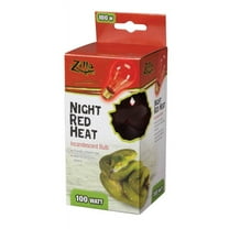 Zilla Incandescent Night Red Heat Bulb for Reptiles - 100w