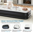 thumbnail image 4 of Aukfa 18" Queen Air Mattress with Built-in Pump, Inflatable Airbed for Camping, Travel, 660lbs, 4 of 8