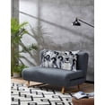 thumbnail image 2 of Grey Penguins California King Pillow Case - Microfiber Bed Throw Pillow Covers, Winter Animals Vintage Gray Decorative Lumbar Pillow Cover with Envelope Closure for Sofa/Travel 20"x40", 2 of 6