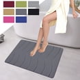 thumbnail image 1 of PRETXORVE - Alfombra de baño para sala de estar, dormitorio, alfombra de felpa recta, absorbente, antideslizante, para cocina, lavable a máquina, para bañera y ducha, 1 of 8