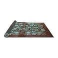 thumbnail image 2 of Ahgly Company Indoor Square Oriental Light Blue Industrial Area Rugs, 3' Square, 2 of 4