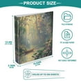 thumbnail image 5 of Waterproof PVC Round Ring Binder - D-Rings Clipboard, 200 Page Capacity (1 or 2-Pack), Ideal for Office , Home and School，Jungle, 5 of 8